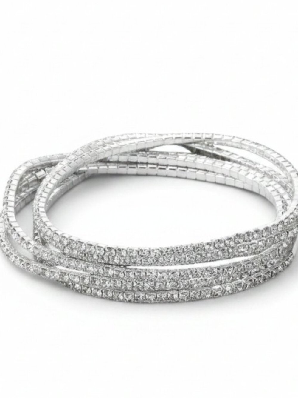 Dainty rhinestone bracelets set of 5 brand new with tags NWT